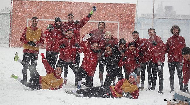Kahramanmaraşspor-Sivas Belediyespor maçına kar engeli
