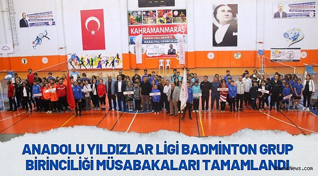 Anadolu Yıldızlar Ligi Badminton Grup Birinciliği Müsabakaları Tamamlandı