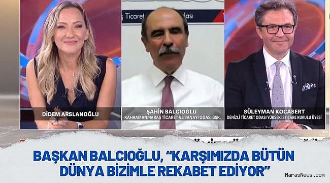 Başkan Balcıoğlu, “Karşımızda bütün dünya bizimle rekabet ediyor”