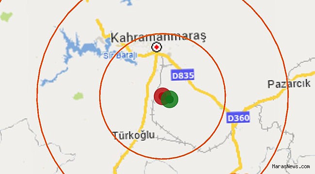 Kahramanmaraş’ta 4.4 şiddetinde deprem 