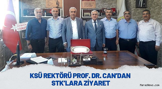 KSÜ Rektörü Prof. Dr. Can’dan STK’lara ziyaret