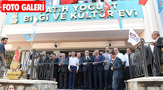Başkan Mahçiçek'in vefa örneği 'Fatih Yoğurt Bilgi ve Kültür Evi' hizmete açıldı