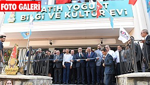 Başkan Mahçiçek'in vefa örneği 'Fatih Yoğurt Bilgi ve Kültür Evi' hizmete açıldı