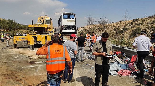 Gaziantep’te feci kazada: 16 kişi öldü 8’i ağır 22 kişi yaralandı