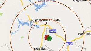 Kahramanmaraş’ta 3.8 şiddetinde deprem 