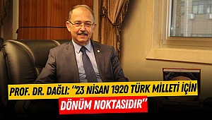SANKO Üniversitesi Rektörü Prof. Dr. Dağlı: “23 Nisan 1920 Türk milleti için dönüm noktasıdır”