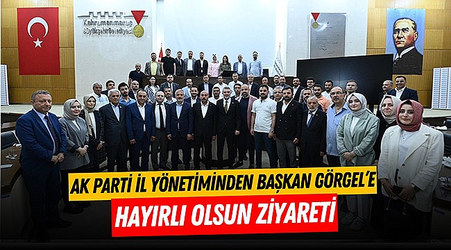 AK Parti İl Yönetiminden Başkan Görgel’e Hayırlı Olsun Ziyareti