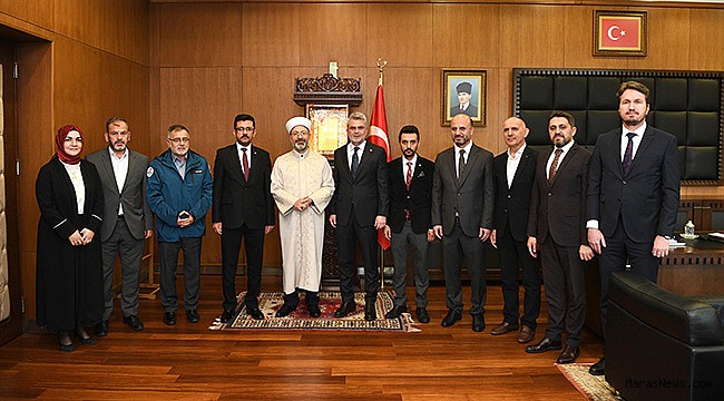 Başkan Görgel, Diyanet İşleri Başkanı Erbaş’ı Ağırladı