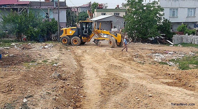 Dulkadiroğlu Belediyesi'nden Sümer Mahallesi'ne Yeni Yol Açma Çalışması