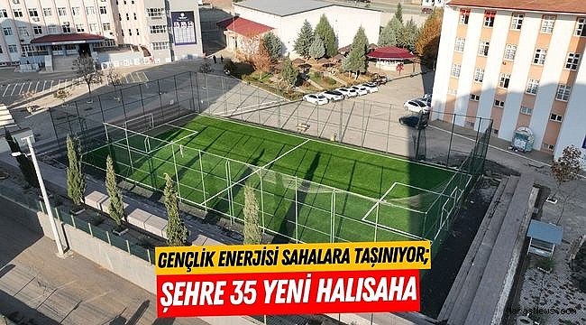 Gençlik Enerjisi Sahalara Taşınıyor; Şehre 35 Yeni Halısaha