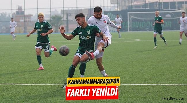 Kahramanmaraşspor farklı yenildi