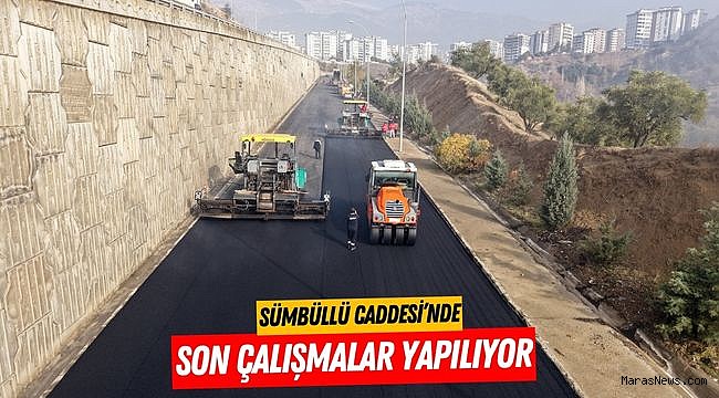 Sümbüllü Caddesi’nde Son Çalışmalar Yapılıyor