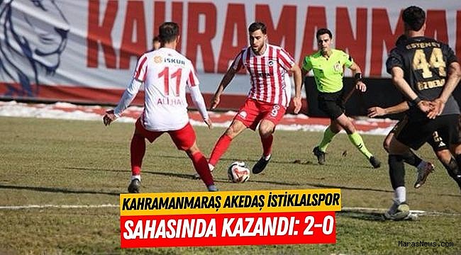 Akedaş İstiklalspor Sahasında Kazandı: 2-0