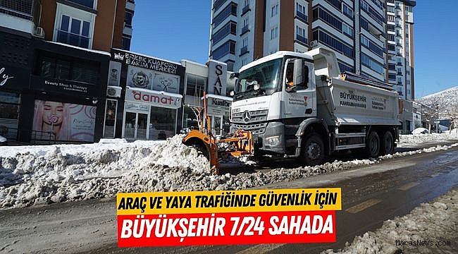 Araç ve Yaya Trafiğinde Güvenlik İçin Büyükşehir 7/24 Sahada