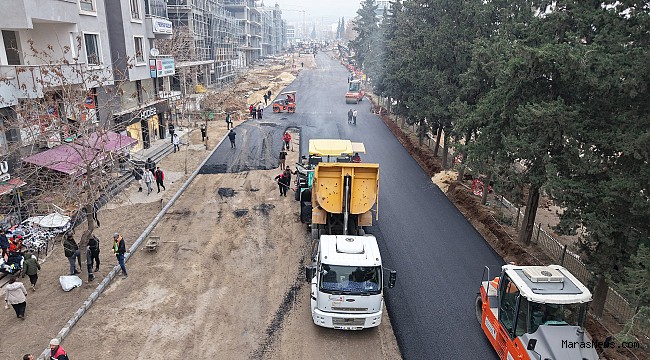Azerbaycan Bulvarı’nda Altyapısı Tamamlanan Kısmın Üstyapısı Yenileniyor