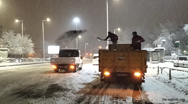 Büyükşehir’den Arterlerde Buzlanmaya Karşı Yoğun Tedbir