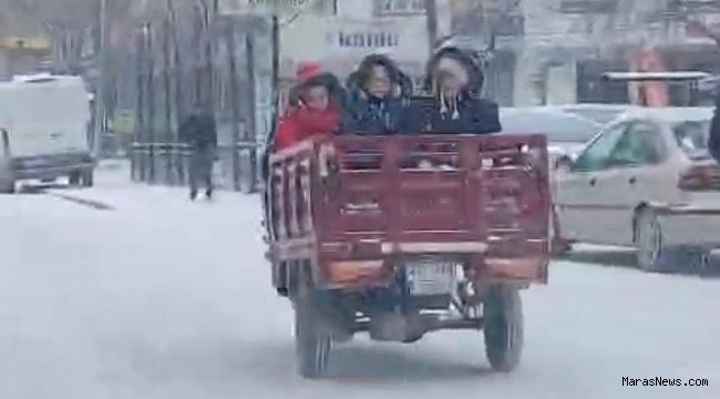 Elbistan’da Yoğun Kar Yağışı Hayatı Olumsuz Etkiledi