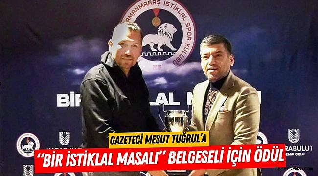 Gazeteci Mesut Tuğrul’a “Bir İstiklal Masalı” Belgeseli İçin Ödül