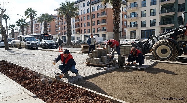 Trabzon Bulvarı’nda Altyapısı Tamamlanan Kısımlarda Üstyapıya Başlandı