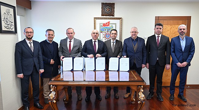 KSÜ İle Türkoğlu OSB Arasında Meslek Yüksekokulu İçin İş Birliği Ön Protokolü İmzalandı