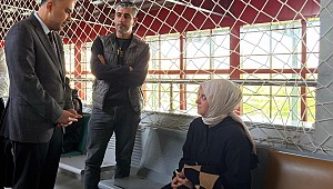 Başkan Hanifi Toptaş, okul saldırısında yaralanan öğrenciler ve ailelerini ziyaret etti