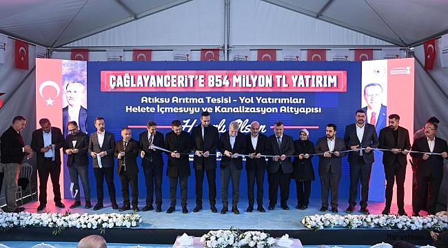 Çağlayancerit’in İleri Biyolojik Atıksu Arıtma Tesisi Hizmete Alındı