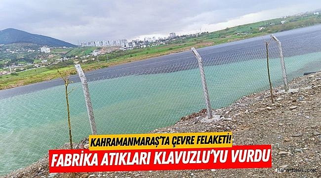 Kahramanmaraş’ta Çevre Felaketi! Fabrika Atıkları Klavuzlu’yu Vurdu