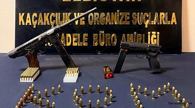 Kahramanmaraş’ta suikast silahı ele geçirildi