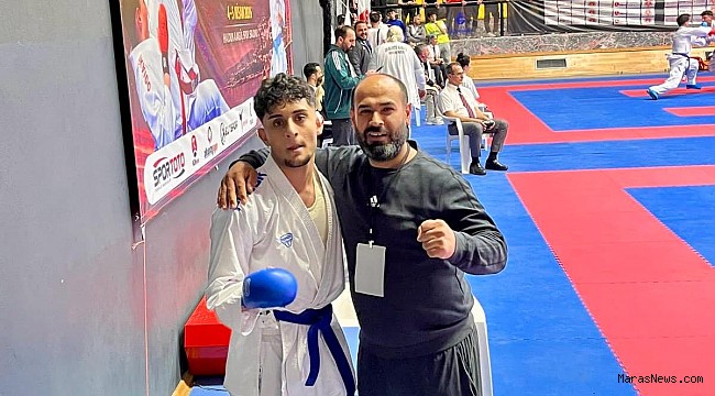 Kahramanmaraşlı karateciden Türkiye ikinciliği