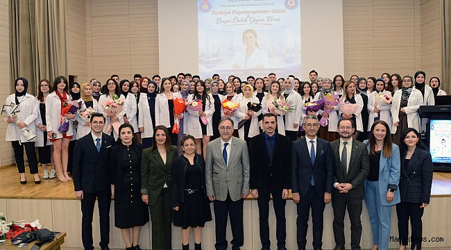 KSÜ’de Fizyoterapist Adayları Beyaz Önlüklerini Giydi