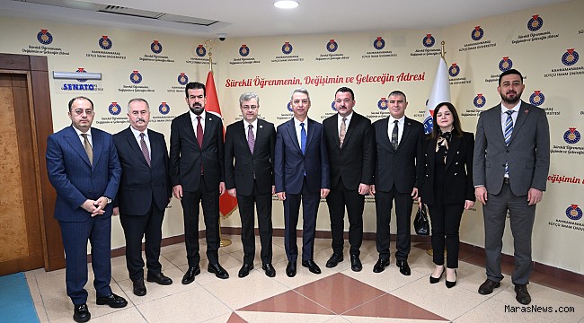 MHP Kahramanmaraş İl Başkanı Mansur Metehan’dan KSÜ Rektörü Okumuş’a Ziyaret