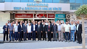 KMTSO’dan KMESOB Başkanı Ahmet Kuybu’ya Hayırlı Olsun Ziyareti