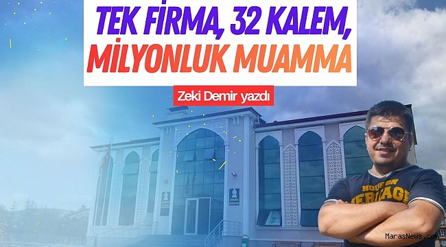 Tek Firma, 32 Kalem, Milyonluk Muamma
